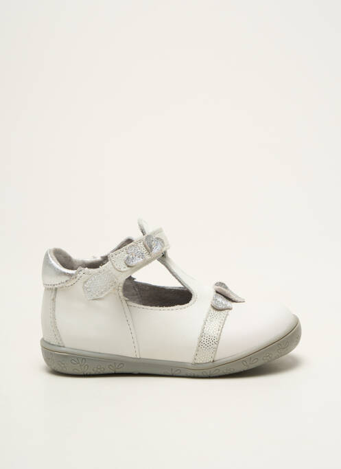 Sandale/Pantofi decupați alb MINIBEL fată