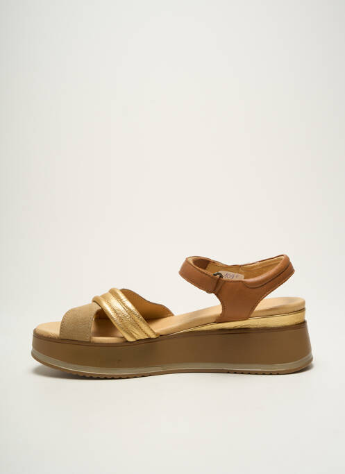 Sandale/Pantofi decupați auriu MKD femeie