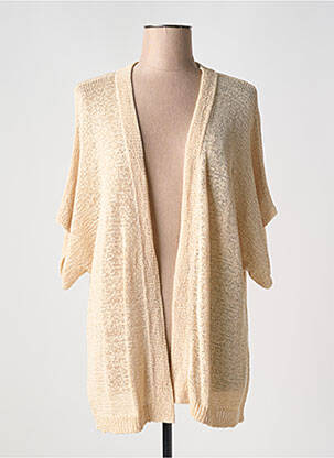 Vestă cu mâneci scurte bej CISO femeie