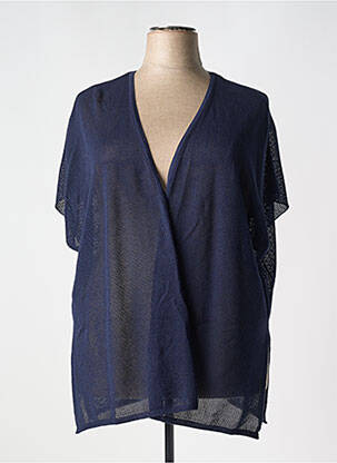 Vestă cu mâneci scurte albastru APRICO femeie