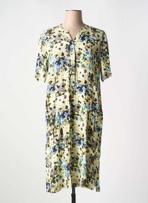 Rochie midi galben SIGNATURE femeie