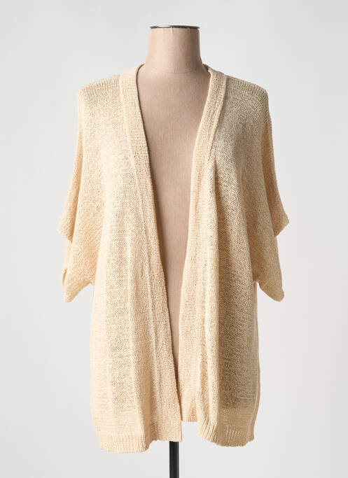 Vestă cu mâneci scurte bej CISO femeie