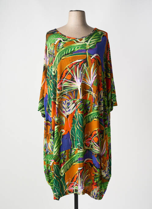 Rochie midi verde SOPHIA CURVY femeie