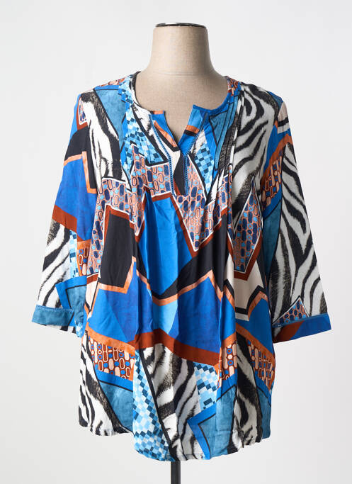 Tunică mâneci lungi albastru CHALOU femeie