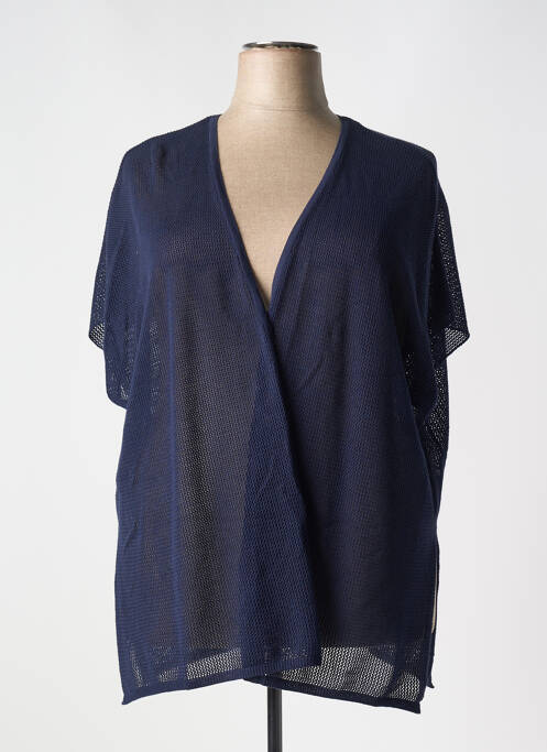 Vestă cu mâneci scurte albastru APRICO femeie