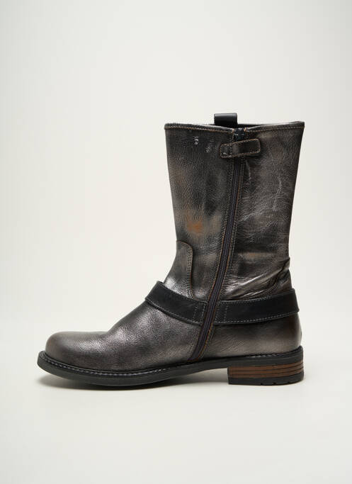 Botine/Ghete argintiu STONES AND BONES femeie