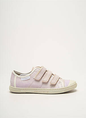 Adidași țesătură satinată vârf rotund violet PATAUGAS fată