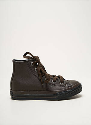 Adidași țesătură satinată vârf rotund maro CONVERSE fată