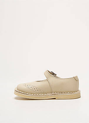 Balerine material neted chiquet bej START RITE SHOES fată