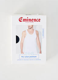 Tricou croială cambrată bretele subțiri albastru EMINENCE bărbat