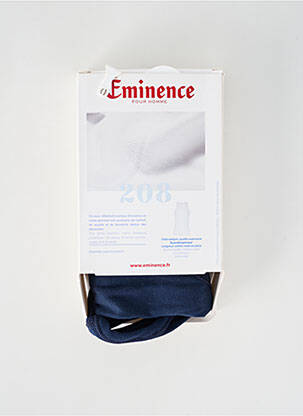 Tricou croială cambrată bretele subțiri albastru EMINENCE bărbat