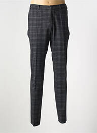Pantalon chino închidere cu fermoar sub clapetă cu cârlig mărime normală gri LUIGI MORINI homme