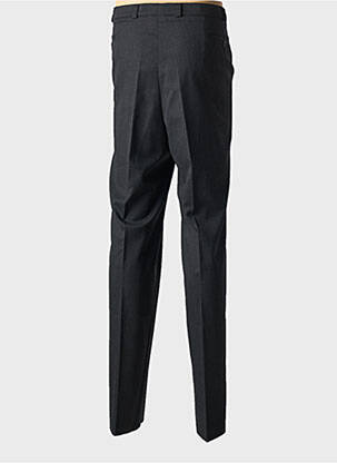 Pantalon drept închidere cu fermoar sub clapetă cu cârlig mărime normală negru MURK bărbat