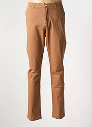 Pantalon chino elasticitate mărime normală maro OLD TAYLOR homme