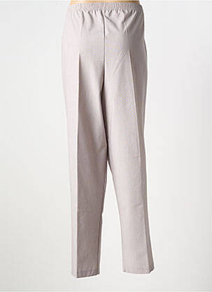 Pantalon drept talie elastică mărime normală gri GRIFFON femeie