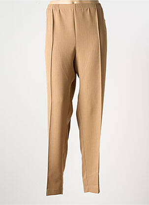 Pantalon drept țesătură crep mărime normală maro GRIFFON femeie