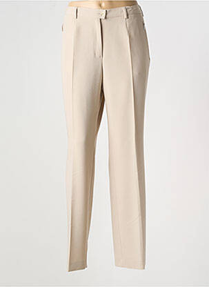 Pantalon drept elasticitate mărime normală bej GERKE MY PANTS femeie