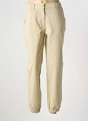 Pantalon drept elasticitate mărime normală bej LCDN femeie