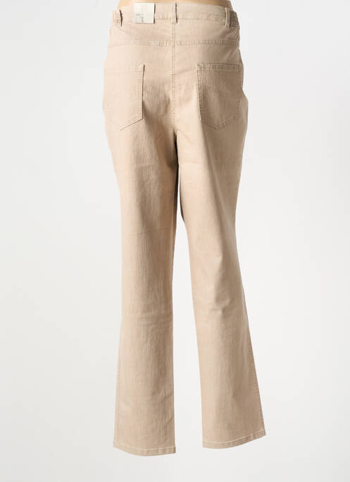 Blugi cu croială slim bej GERKE MY PANTS femeie