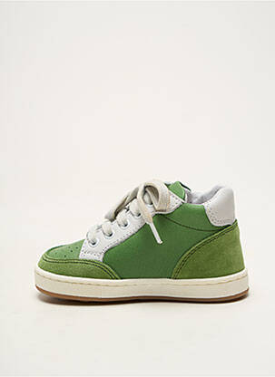 Adidași închidere cu șireturi vârf rotund verde BABYBOTTE băiat
