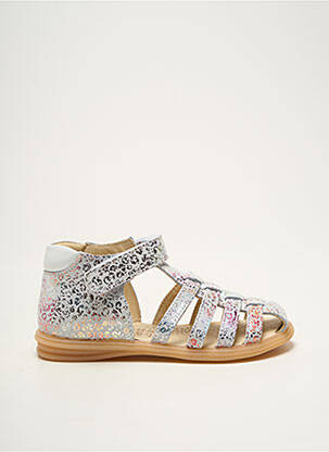 Sandale/Pantofi decupați alb BELLAMY fată