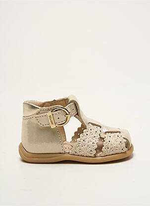 Sandale/Pantofi decupați bej BELLAMY fată