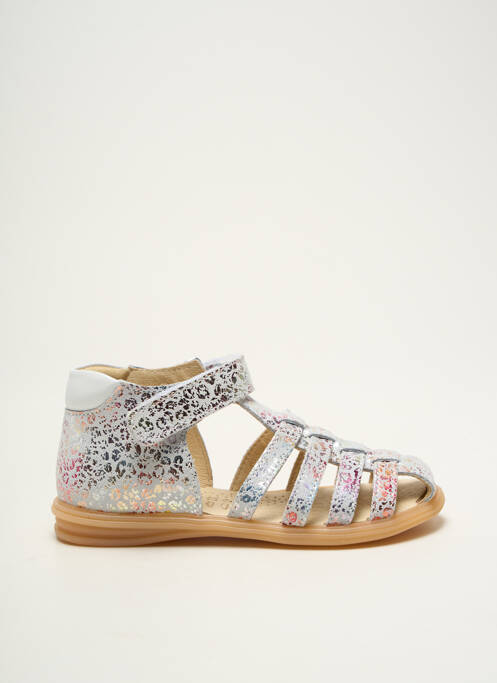 Sandale/Pantofi decupați alb BELLAMY fată