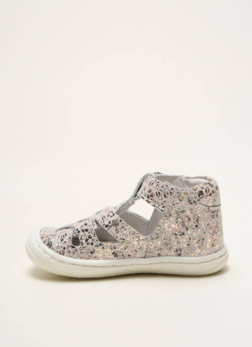 Sandale/Pantofi decupați roz BELLAMY fată