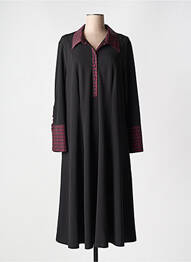 Rochie midi mâneci lungi mâneci lungi negru MAT. femeie