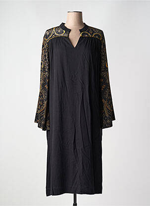 Rochie midi negru MAT. femeie