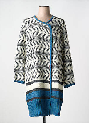 Vestă cu mâneci lungi albastru ADIA femeie