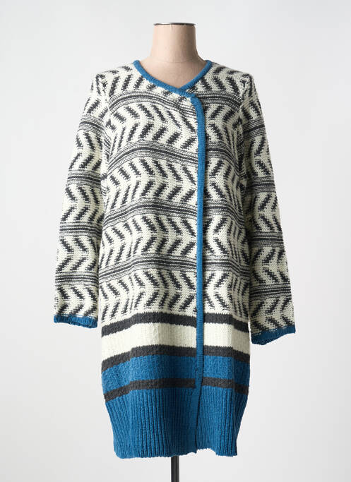 Vestă cu mâneci lungi albastru ADIA femeie