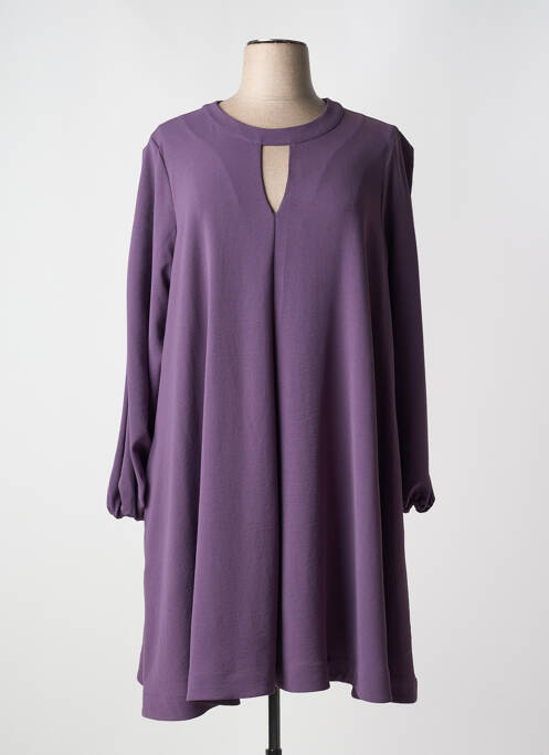 Rochie midi violet MAT. femeie