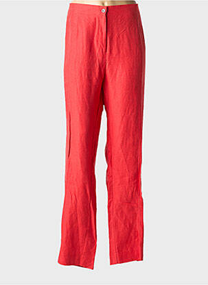 Pantalon drept roșu JEAN GABRIEL femeie