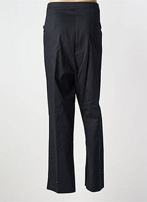 Pantalon slim talie elastică mărime normală negru JEAN DELFIN femeie