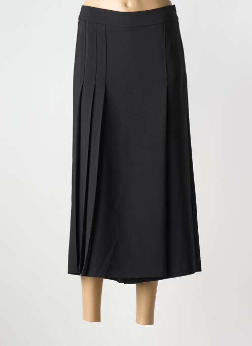 Pantalon trei sferturi negru QUATRE VINGT JOURS femeie