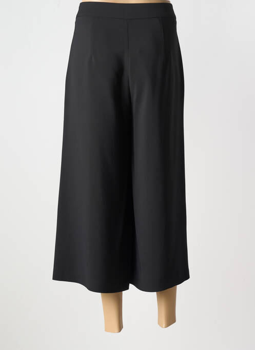 Pantalon trei sferturi negru QUATRE VINGT JOURS femeie