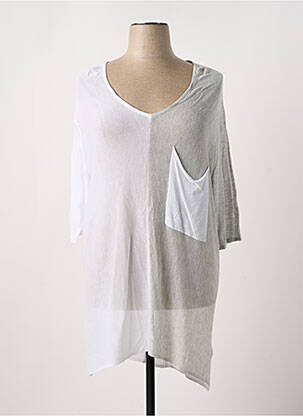 Pulover tunică gri JELLA femeie