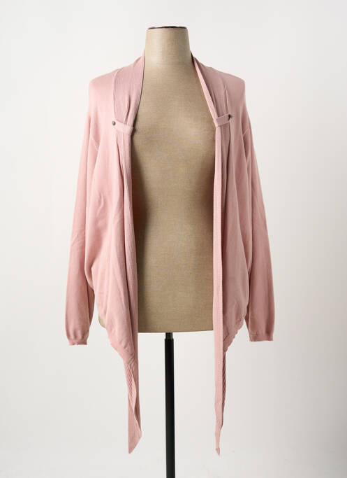 Vestă cu mâneci lungi roz ADIA femeie