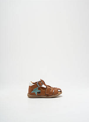 Sandale/Pantofi decupați maro GBB băiat