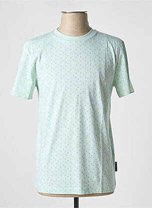 Tricou croială cambrată mâneci scurte verde TOM TAILOR bărbat