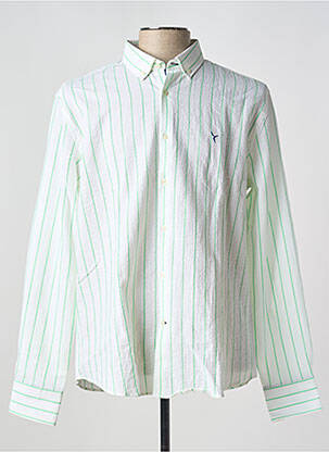 Cămașă cu mâneci lungi verde CARNET DE VOL bărbat