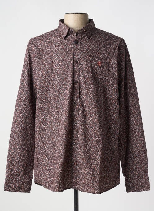 Cămașă cu mâneci lungi maro CAMBRIDGE bărbat