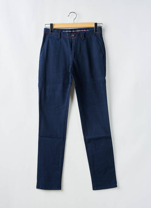 Pantalon slim albastru CARNET DE VOL bărbat