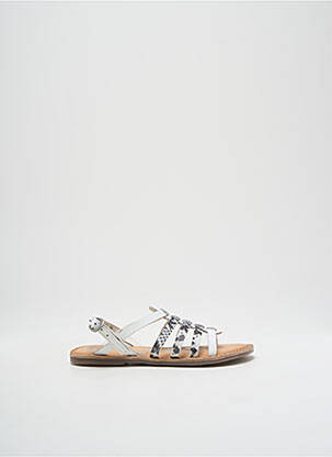 Sandale/Pantofi decupați alb KICKERS fată