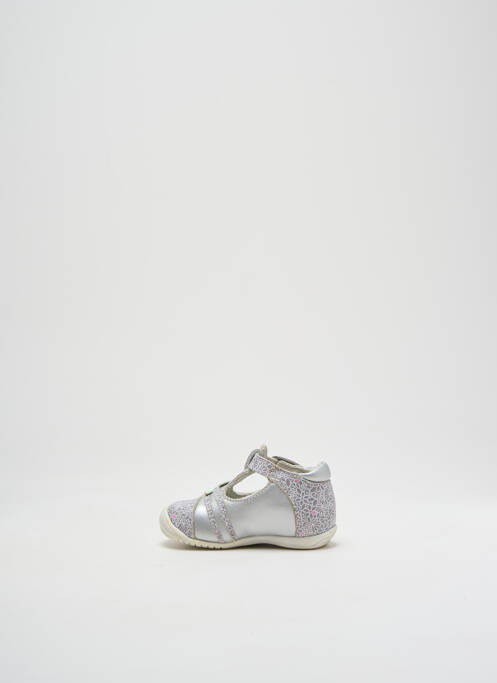 Sandale/Pantofi decupați argintiu GBB fată