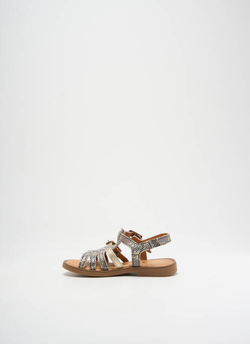 Sandale/Pantofi decupați auriu GBB fată