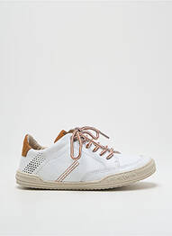 Adidași material neted vârf rotund alb KICKERS băiat