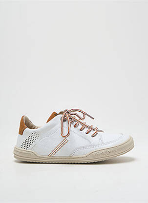 Adidași material neted vârf rotund alb KICKERS garcon