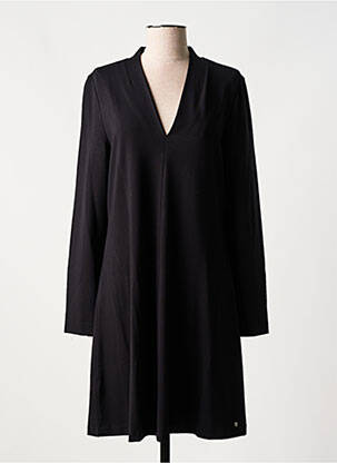 Rochie midi mâneci lungi mâneci lungi negru SURKANA femeie